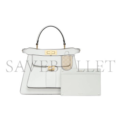 FENDI PEEKABOO I SEE U LEATHER TOP HANDLE BAG 8BN321AMCXF0K7E (23*18*11cm)